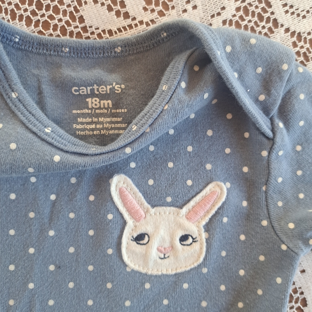 Carters onsie bunny rabbit